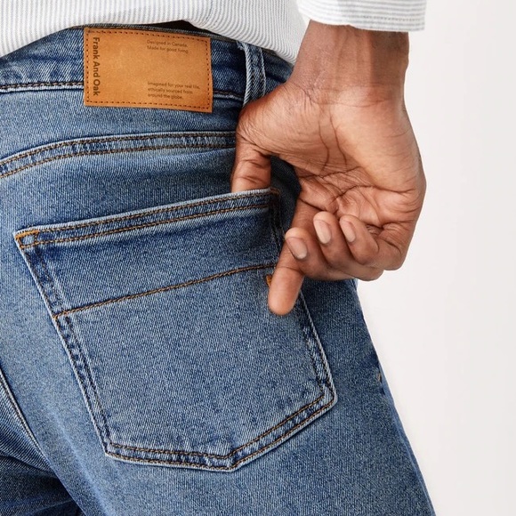 Frank & Oak Men’s Jeans - Skinny, Light Wash - Picture 4 of 9